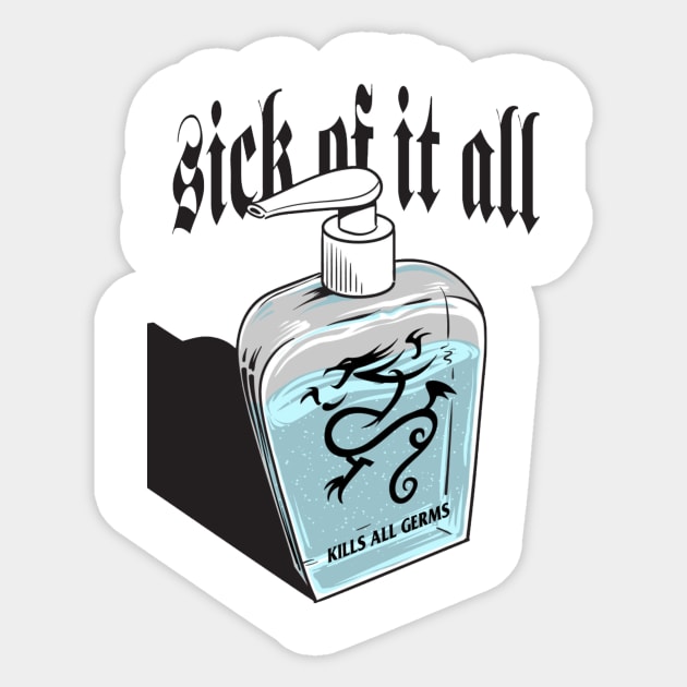 Sick of Sticker by Doodle byMeg